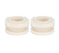 Haofy Conector de Rosca Hembra Macho para Tanque de Agua G1-1/2 DN40, Conector de Rosca para Estanque de Acuario de 1,5 Pulgadas