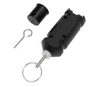 Haofy de Seguridad Que Acampa Ligero Portátil de la Alarma del Viaje del Perímetro para el Material de Aluminio de los Campistas (Black)