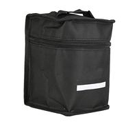Haofy Estuche de Lápices de Lona Negro Duradero para Almacenamiento de Rotuladores, Capacidad de 12/24/36/48/60/72/80 (Estuche para rotuladores de 48 Piezas (tamaño)