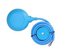 Haofy Interruptor de Flotador Redondo IP68 de 250V, Sensor Controlador de Nivel de Agua para Bomba de Tanque de Piscina, Carcasa Protectora de Alambre de Cobre Estañado