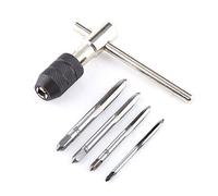 Haofy Juego de Herramientas de Soporte de Grifo de Mandril Ajustable con de Rosca para Materiales Blandos M3/M4/M5/M6 para Entusiastas del Bricolaje