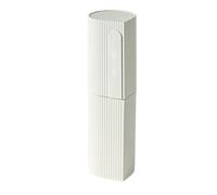 Haofy Juego de Vasos para Cepillos de Dientes de Viaje, Práctico Estuche Portátil para Cepillos de Dientes, Duradero para Viajeros, Plástico (White)