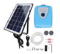 Haofy Kit de Bomba de Oxígeno Solar con 3 Modos de bajo Ruido para Acuario y Pecera Material ABS de