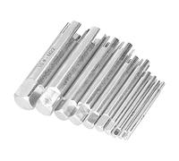 Haofy Kit de Extractor de Grifo Duradero con Extractor de Tornillos de Acero de Alta Velocidad de 10 Piezas para Varias Extracciones de Tornillos