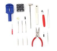 Haofy Kit de Herramientas de Reparación de Relojes Juego de Accesorios Duraderos para Trabajos de Precisión Estuche Portátil Ajustador de Correa de Reloj para Relojeros y Entusiastas del Bricolaje