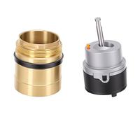 Haofy Kit de Repuesto de Cartucho de Ducha de Latón de 1.417 in para Grifos DST de una Sola Manija, Kit de Reparación de Grifos, Instalación sin Herramientas, Paquete de 2 para el Hogar, RV, Baño,