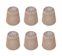Haofy Pantalla de Lámpara con Clip, Minipantallas de Tela de Yute, Paquete de 6, Difusión de Luz Suave para Reducir el Deslumbramiento, Textura Tejida Suave, Fácil Instalación con Clip en Bombillas