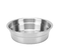Haofy Pequeños Cuencos Redondos de Acero Inoxidable para Salsas, Salsa de Soja, Aperitivos, Salsas para Sushi, Cuencos para Condimentos para el Hogar, Juego de para mojar. (Color Original)