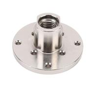 Haofy Placa Frontal de Torno para Carpintería, Panel de Acero Resistente de 4 Pulgadas, Fácil de Instalar para Torno de Torneado de Madera con Husillo, 1 Pulgada-8TPI