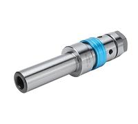 Haofy Portabrocas de Roscar Flotante Telescópico Portaherramientas de Vástago Recto Duradero para Machos de Roscar M2-, para Pieza de Trabajo de Torno CNC, Acero 20CrMrTi (GS-TER20A-D25)