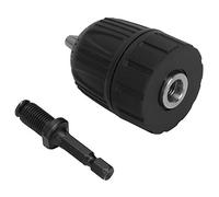 Haofy Portabrocas sin Llave, Agarre Fuerte, Varilla de Extensión de Rosca de 0,8-10mm, 3/8, Mejoras para el Hogar
