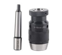 Haofy Portabrocas sin Llave JT3 de Alta Resistencia para Torno/fresado CNC, Eje de Vástago Recto JT3-MT2 de Alta Precisión para Taladradora