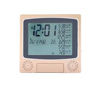 Haofy Reloj Digital automático musulmán Azan, Alarma de oración islámica Cinco Veces, Reloj de Pared, Reloj de Mesa, Reloj de Escritorio, Oro