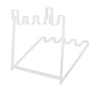 Haofy Soporte para Bolsa de Basura, Colgador de Bolsa de Hierro de Gran Apertura, Práctico Accesorio para el Hogar, Mantiene la Habitación Limpia, Blanco, 1 ud. (WHITE)