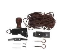 HAPINARY Accesorios para persianas enrollables con Cuerda metálica y Mecanismo Funcional para Cortinas en Sala de Estar y Oficina, Incluye 1 Set Completo