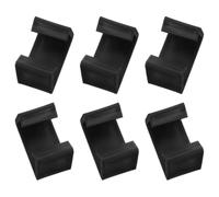 HAPINARY Clips de Sujeción Mejora Seguridad y Confort Muebles de Ratán Negro 6 Piezas para Conectores de Plástico y Sofá Seccional Silla de Mimbre en Patio