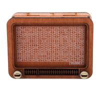 HAPINARY Hucha De Madera Forma De Radio Caja De Ahorros Infantil Alcancía para y Billetes Original Adultos