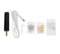 HAPINARY Mini Taladro Eléctrico de Mano USB Recargable, Diseño Compacto en Plástico y Acero, Adecuado para Fabricación de Joyas y Proyectos DIY
