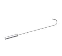 HAPINARY Pinchos para Barbacoa de Acero Inoxidable Cabeza Afilada y Resistente al Óxido, Ideales para Carne y Mariscos en Camping y Senderismo
