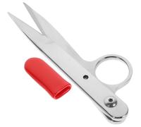 HAPINARY Tijeras de Hilo Cortadora Práctica para Bordado y Costura en Plata de Acero Inoxidable Mango Cómodo y Forma en V Ideales para Recortar Hilos