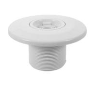 HAPKITCH Boquilla de Masaje Giratoria de 2 Pulgadas 360° para Piscina | Repuesto de Chorro para Spa, Conexión de Pared, Plástico Blanco, Instalación Sencilla, para Piscina y Bañera