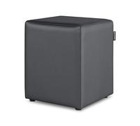 HAPPERS Puff Cubo Salón o Interior Gris