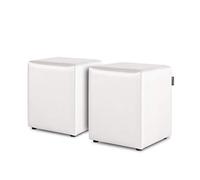 HAPPERS Puff Cubo Salón o Interior Pack 2 Blanco