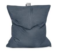 HAPPERS Puff Gigante Big Puff XXL Naylim Mate Gris Petróleo para Exterior con Relleno Incluido