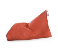 HAPPERS Puff Pirámide XL Naylim Mate Naranja para Exterior con Relleno Incluido