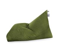 HAPPERS Puff Pirámide XL Naylim Mate Verde para Exterior con Relleno Incluido