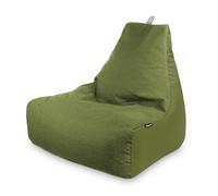 HAPPERS Puff Sillón Naylim Mate con Relleno Incluido para Exterior e Interior Transpirable y Resistente| Asiento Relax Ergonómico para Terraza, Jardín y Salón | 85x80x90 cm Verde
