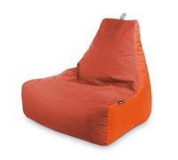 HAPPERS Puff Sillón Naylim Mate con Relleno Incluido para Exterior e Interior Transpirable y Resistente| Asiento Relax Ergonómico para Terraza, Jardín y Salón | 85x80x90 cm Naranja