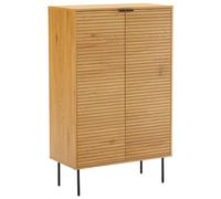 Happy Garden Mueble de Madera para vajilla STINNA, 2 Puertas, Mueble Interior con 4 estantes, Capacidad hasta 100 kg Organización Elegante y Funcional para su hogar.