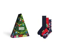 Happy Socks Calcetines Crew Holiday Tree Gift Set 3 Pares