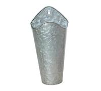 Happyyami 1pieza Maceta De Pared Moderna De Hierro Galvanizado Decoración Floral Colgante Adorno para Jardín y Hogar para Plantas Interiores y Exteriores