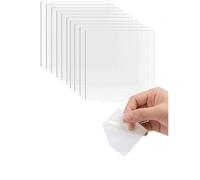 HAPZUR Parches Reparación Piscina, 10x 7x7cm TPU Transparente Autoadhesivo Impermeable. Ideal para arreglar pinchazos y fugas en piscinas hinchables, liners, colchones y botes bajo agua.
