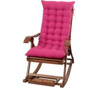 Haragán Cojín para Silla Mecedora, Incluye Solo el Cojín - Silla No Incluida, Almohadilla Gruesa Grande para Sillón Reclinable Relax, Jardín, Patio, Terraza, Interior y Exterior,Rose red,48*120cm