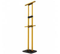harayaa Expositor Póster con Base Rectangular Estable Expositor Dos Soportes Reutilizable Soporte Pie con Base Pesada para Exposiciones y Ferias, Oro