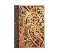 Hardcover Notizbuch Die Chanin-Spirale Midi Liniert: Hardcover, 120 gsm, ribbon marker, memento pouch, elastic closure (New York Deco)