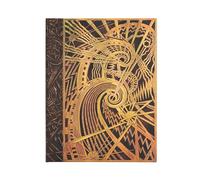 Hardcover Notizbuch Die Chanin-Spirale Ultra Liniert: Hardcover, 120 gsm, ribbon marker, memento pouch, elastic closure (New York Deco)