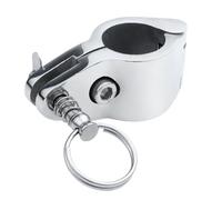Hardware de techo Bimini para toldo, material de techo Bimini para barco, soporte lateral de cubierta de acero inoxidable 316, riel de bisagra y guías de sujeción de mandíbula, pasador de liberación