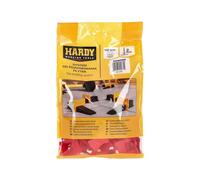 Hardy Working Tools: 100 clips de plástico de 2 mm para sistemas de nivelación de baldosas de pared y suelo, lengüetas de colocación