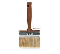 Hardy Working Tools - Brocha Ancha Spalter 100 mm, Serie 85 - Pincel de Pintura para Madera y Barnices, Fibras Sintéticas Claras para Pintar, Lasurar y Barnizar