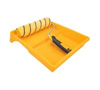 Hardy Working Tools - Kit de Pintura: Rodillo 25 cm Ø48 mm con Mango Bimaterial + Bandeja - Funda Hardstar de Poliéster Pelo 13 mm para Pintar Paredes y Techos