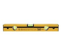 HARDY WORKING TOOLS nivel burbuja, horizontal-, vertical-, ángulo - nivel 40cm, Professional nivel de burbuja, Serie 42, amarillo, A0730-420400
