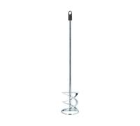 Hardy Working Tools - Varilla Mezcladora de Obra, Pintura y Yeso 100 x 600 mm - Accesorio Batidora para Colla y Mortero - con Vástago HEX 8 mm - en Acero Galvanizado