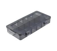 Harilla Caja de almacenamiento para herramientas de peluquería, portátil, compacta, de viaje, con divisores, pinzas para el cabello, ideal para escritorio,