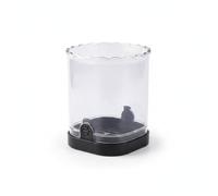Harilla de Verduras Rebanadora Mandolina con Cuerpo Transparente y Rejilla de Acero Inoxidable Diseño Compacto para Encimera Adecuado para Cocina Rápida, Array, Negro