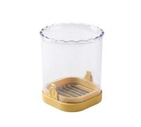 Harilla de Verduras Rebanadora Mandolina con Cuerpo Transparente y Rejilla de Acero Inoxidable Diseño Compacto para Encimera Adecuado para Cocina Rápida, Array, Amarillo
