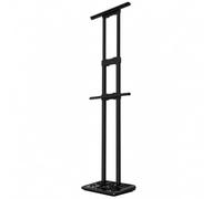 Harilla Expositor Póster con Base Rectangular Estable Expositor Dos Soportes Reutilizable Soporte Pie con Base Pesada para en Tiendas, Negro